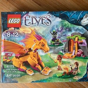 Lego Elves Fire Dragon's lava cave, 41175
